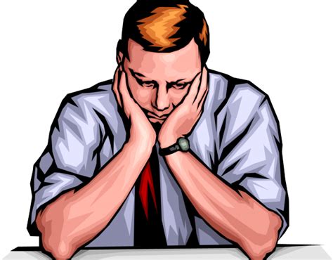 Sadness Clipart Male - Sad Man Cartoon Png Transparent Png - Full Size ...