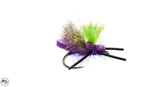 Mini Flopper Purple Barbless Size 12 – Fly Fish Food