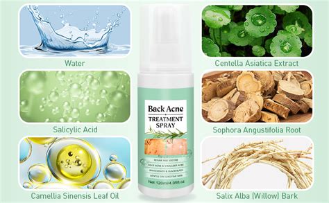 Amazon.com: Back Acne Treatment Spray - Back Acne Spray Acne Treatment ...