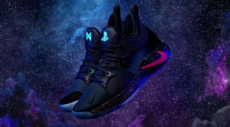 Paul George's 2nd Nike Shoes Is Playstation-themed, Has Light Up Logo ...