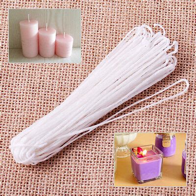 10 Yard White Long Wax Candle Making Wick Flat Braided Cotton Core new 690000437571 | eBay