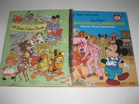 Mickey Mouse and the Mouseketeers Little Golden Book Ghost - Etsy