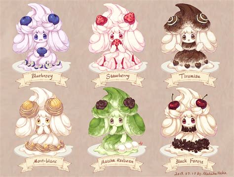 Pokémon Sword and Shield, Pokémon, Alcremie / Difference flavors of Alcremie - pixiv | ポケモン 可愛い ...