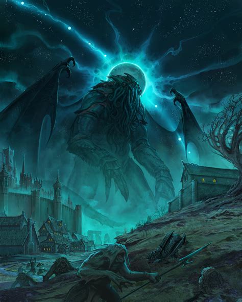 ArtStation - The Dreamer Wakes, Graey Erb Art Cthulhu, Call Of Cthulhu ...