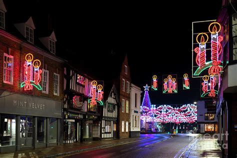 A Christmas Night in Stratford Upon Avon Photograph by Tim Gainey - Fine Art America