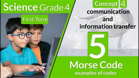 Morse Code | examples of codes | LESSON 3 | communication and ...