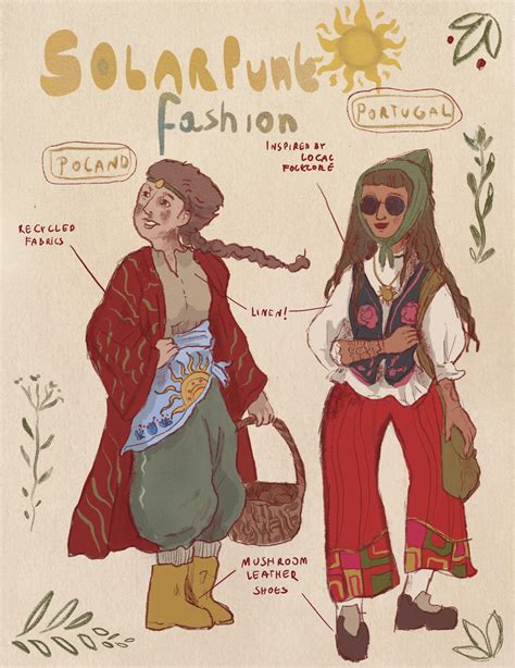 Solarpunk fashion by sarumomorchella on DeviantArt