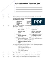 Earthquake-Drill-Evaluation-Form (1).doc | Emergency Evacuation ...