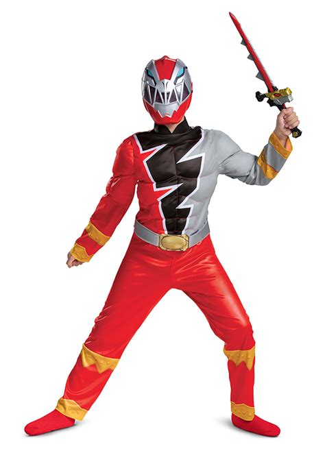 Power Rangers Dino Fury Red Ranger Kids Costume