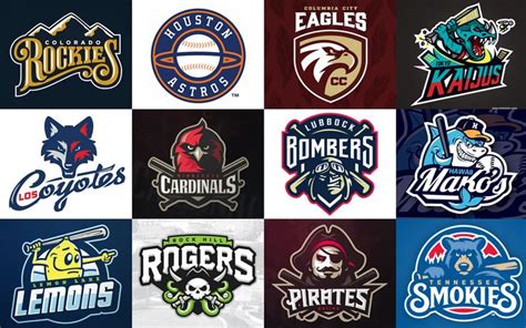 A Collection of 60 Baseball Logo Designs And Identities | Logo design ...