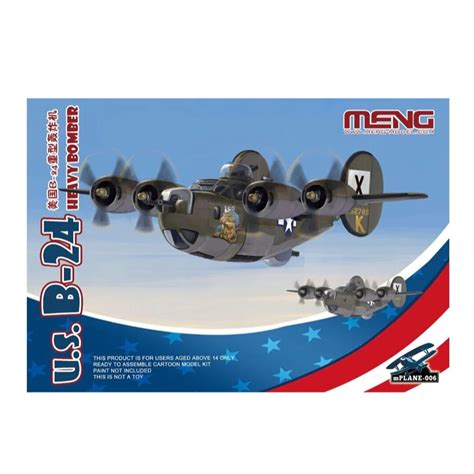 U.S. B-24 Heavy Bomber (Cartoon Model) Plastic Model Kit From RCMA ...