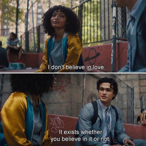 The Sun Is Also a Star (2019) | Favorite movie quotes, Romantic movie ...