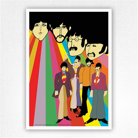 Beatles Yellow Submarine Character Poster - 1968 - A1|A2|A3|A4