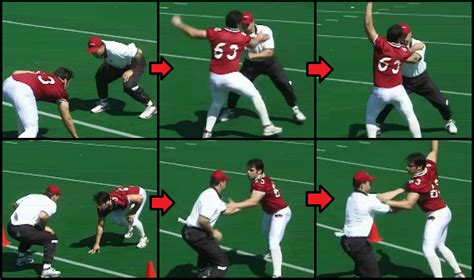 Offensive Line Drills - Stopping The Pass Rush - Football Tutorials