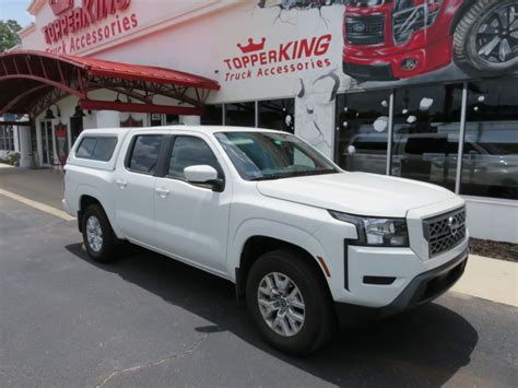 2022 white Nissan Frontier with LEER 100XR - TopperKING : TopperKING | Providing all of Tampa ...