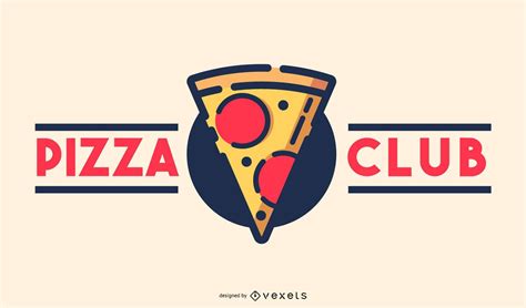 Pizza Club Logo Design Vector Download