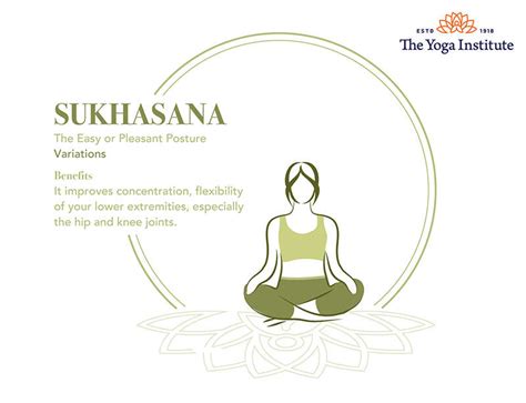 Sukhasana - The Easy or Pleasant Posture - The Yoga Institute