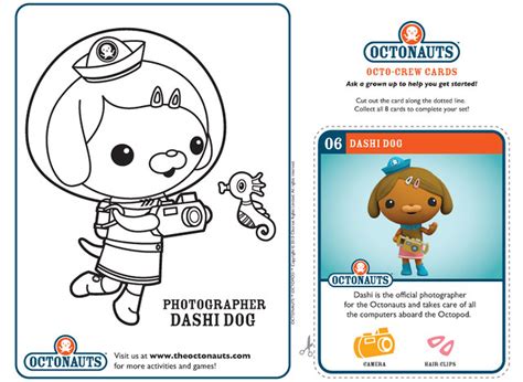 Dashi Dog | Example of the printable octonauts page you can … | Flickr