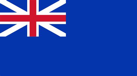 Blue Ensign of Great Britain (1707-1800). | Historical flags, United kingdom flag, Flag