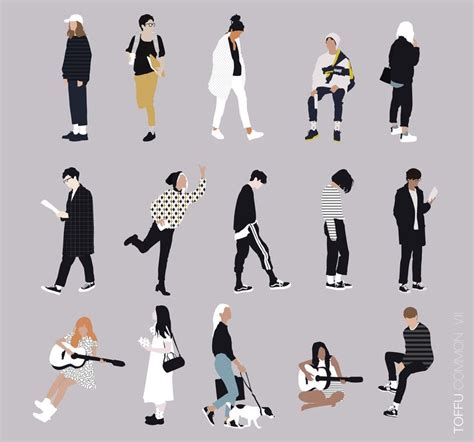 Flat Vector People 7 | Architecture portfolio layout, Architecture people, Architecture collage