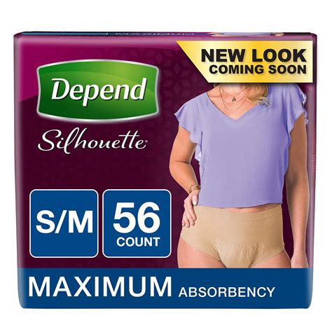 Buy Depend Silhouette Incontinence Underwear for Women, Maximum Absorbency, Disposable, S/M ...