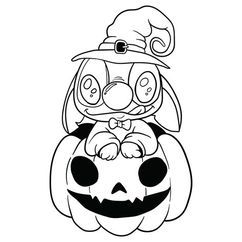 55 Free Coloring Pages Halloween Printable 22 - Charlotte Claire | Stitch coloring pages ...