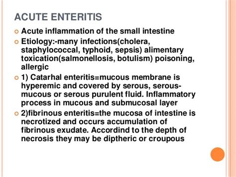 Enteritis