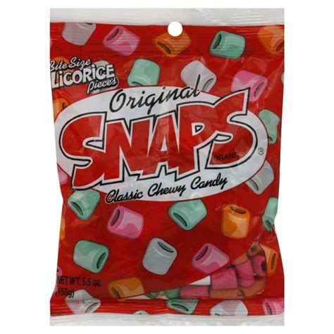 Snapps Licorice Pieces, Bite Size, Original (5.5 oz) - Instacart