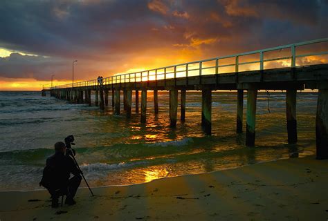 Sunset at Seaford Pier | Photography by Jim Worrall