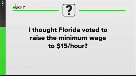 Florida minimum wage set to raise to $11 by end of September | wtsp.com