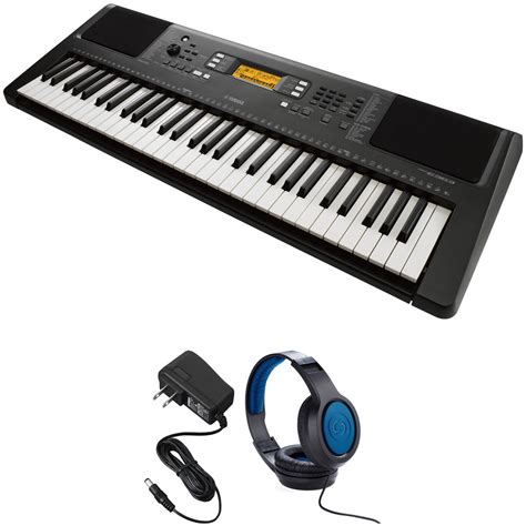 Yamaha PSR-E363 61-Key Portable Keyboard Kit with Headphones