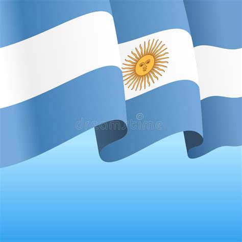 Argentinean Flag Heart-shaped Ribbon. Vector Illustration. Stock Vector - Illustration of sign ...