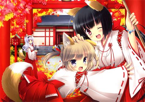 Images Kitsune 2 Anime Girls 4600x3246