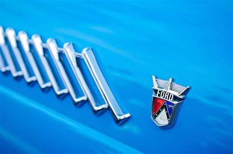 1956 Ford Thunderbird Emblem Photograph by Jill Reger