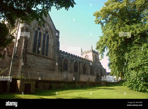 Cadeirlan Bangor Cathedral, Bangor, Gwynedd, Wales Stock Photo - Alamy