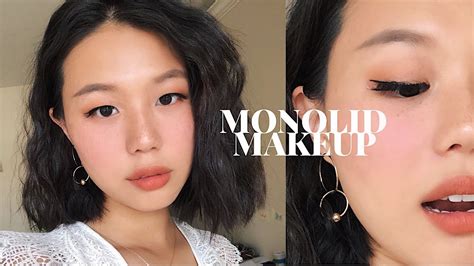 Simple Monolid Makeup Tutorial - YouTube