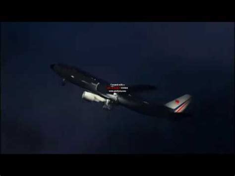 China Airlines Flight 140 - Crash Animation - YouTube