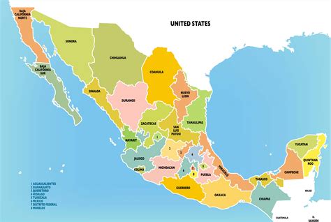 Map Mexico