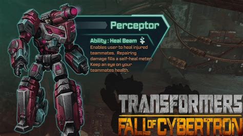 Transformers FOC escalation perceptor Gameplay - YouTube