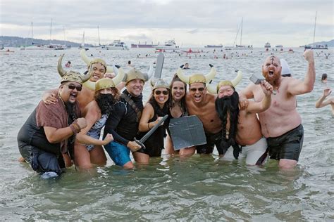 Vancouverites strip down for 100th annual Polar Bear Swim (PHOTOS) | Listed