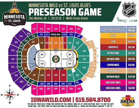 Seating Charts | Iowa Events Center