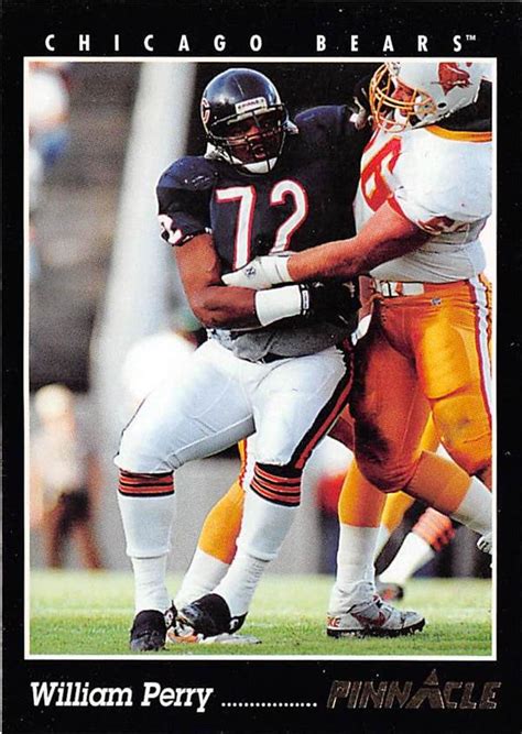 William Perry football card (Chicago Bears Super Bowl Champion The ...