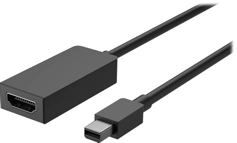 Microsoft Surface Mini DisplayPort to HDMI 2.0 Adapter Black EJT-00001 ...