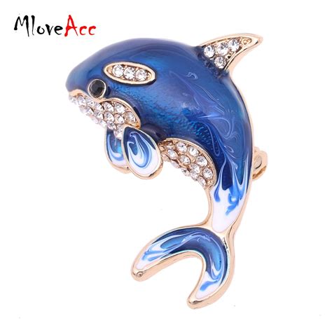 Aliexpress.com : Buy MloveAcc Fashion Jewelry Blue Enamel Crystal ...