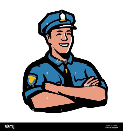 Police arms crossed Stock Vector Images - Alamy