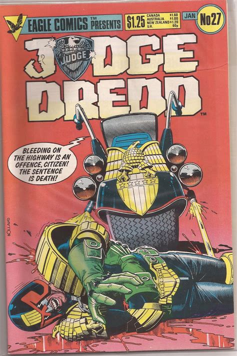 Comics And...Other Imaginary Tales: Comic Covers Sunday: Judge Dredd