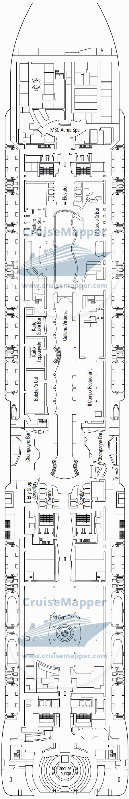 Msc Virtuosa Ship Deck Plans