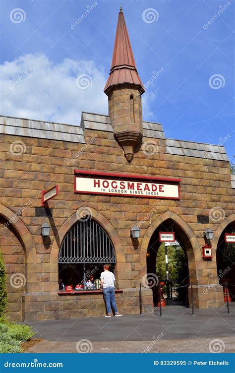 Universal Studios Resort Hogsmeade Train Station Editorial Image ...