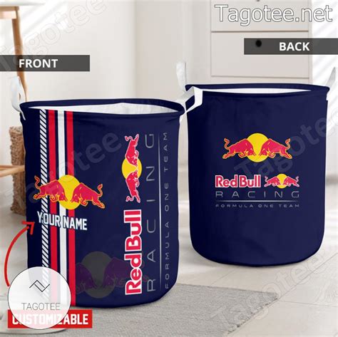 Red Bull Racing F1 Racing Team Personalized Laundry Basket - Tagotee