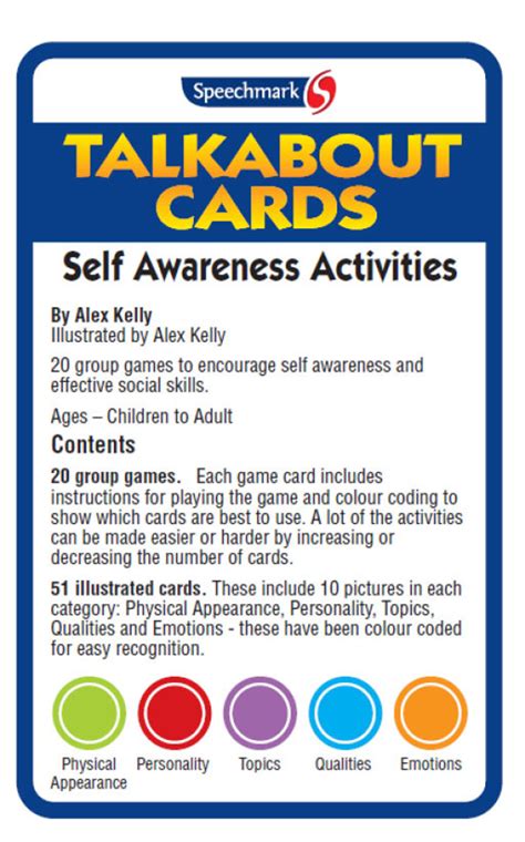 Self Awareness Activity For Kids